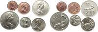 Cook Islands 1976 Elisabeth II., Lot von 6 Kleinmünzen BU