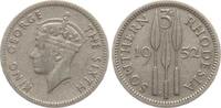 Süd-Rhodesien Threepence Georg VI. -