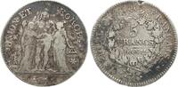 Frankreich 5 Franc Französisches Konsulat, 1. Republik, LAN (Jahr) XI -