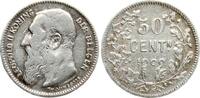 Belgien 50 Centimes Leopold II., 1865-1909 -