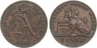 Belgien 1 Centimes Albert I., 1909-1934 -