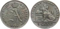 Belgien 1 Centimes Albert I., 1909-1934 -