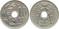 Belgien 10 Centimes Albert I., 1909-1934 -