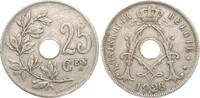 Belgien 25 Centimes Albert I., 1909-1934 -