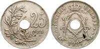 Belgien 25 Centimes Albert I., 1909-1934 -