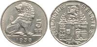 Belgien 5 Francs Leopold II. (1934-1951) -