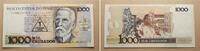 Brasilien 1000 Cruzados Machado de Assis -