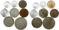 Burma (Myanmar) Lot von 8 Münzen -