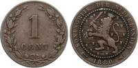 Niederlande 1 Cent Wilhelm III. -