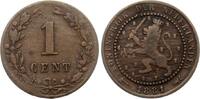 Niederlande 1 Cent Wilhelm III. -