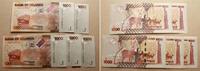 Shillings 2022 Uganda Lot von 5 Kassenfrischen Banknoten zu 1000 Shillings 0 / unz.