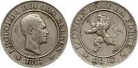 Belgien 20 Centimes Leopold I., 1831-1865 -