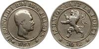 Belgien 20 Centimes Leopold I., 1831-1865 -