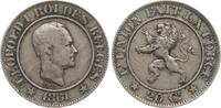 Belgien 20 Centimes Leopold I., 1831-1865 -