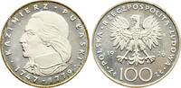 Polen 100 Zlotych Auf Kazimierz Pulaski, in Originalkapsel! -