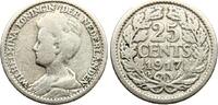 Niederlande 25 Cent Wilhelmina, 1890-1949 -