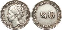 Curacao 1/4 Gulden Wilhelmina, 1890-1948 -