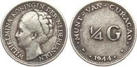 Curacao 1/4 Gulden Wilhelmina, 1890-1948 -