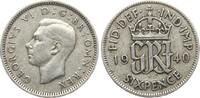 Großbritannien Sixpence Georg VI., 1936-1952 -