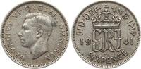 Großbritannien Sixpence Georg VI., 1936-1952 -