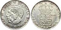 Schweden 1 Krona Gustav VI. Adolf -