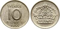 Schweden 10 Öre Gustav VI. Adolf, 1950-1973 -