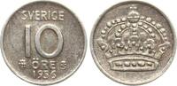 Schweden 10 Öre Gustav VI. Adolf, 1950-1973 -