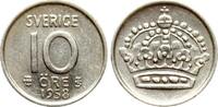Schweden 10 Öre Gustav VI. Adolf, 1950-1973 -