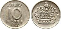 Schweden 10 Öre Gustav VI. Adolf, 1950-1973 -