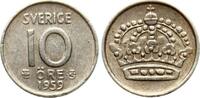 Schweden 10 Öre Gustav VI. Adolf, 1950-1973 -