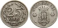 Schweden 25 Öre Oscar II., 1872-1907 -