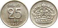 Schweden 25 Öre Gustav VI. Adolf, 1950-1973 -