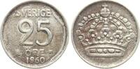 Schweden 25 Öre Gustav VI. Adolf, 1950-1973 -
