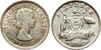 Australien Sixpence 1962 Elisabeth II. EF