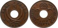 British Ost-Afrika 5 Cents Georg V. 1911-1936 -