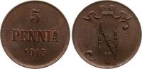 Finnland 5 Penniä Nikolaus II (Russland) -