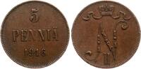 Finnland 5 Penniä Nikolaus II (Russland) -