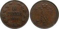 Finnland 10 Penniä Nikolaus II (Russland) -
