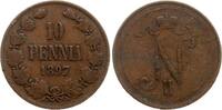 Finnland 10 Penniä Nikolaus II (Russland) -
