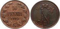 Finnland 10 Penniä Nikolaus II (Russland) -