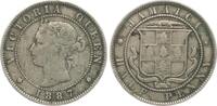 Jamaica Half Penny 1887 Victoria VF