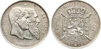 Belgien 1 Franc Leopold II., 1865-1909 -