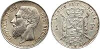 Belgien 1 Franc Leopold II., 1865-1909 -