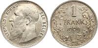 Belgien 1 Franc Leopold II., 1865-1909 -