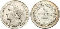 Belgien 1/4 Franc Leopold I., 1831-1865 -