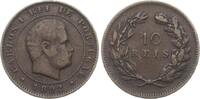 Portugal 10 Reis Carlos I. 1889-1908 -