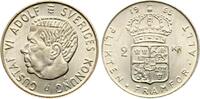Schweden 2 Kroner Gustav VI. Adolf -