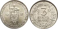 Weimarer Repuplik 3 Mark Rheinlandfeier (1000 Jahre) -