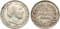 Niederlande 10 Cents Wilhelm III. 1849-1890 -