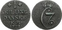 Dänemark 1/2 Skilling Christian VII. -